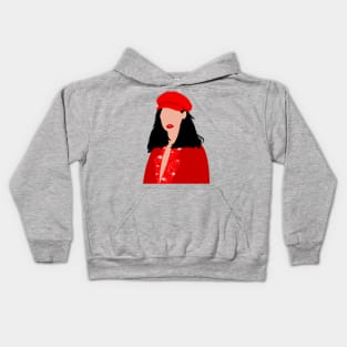 Red lady 1 Kids Hoodie